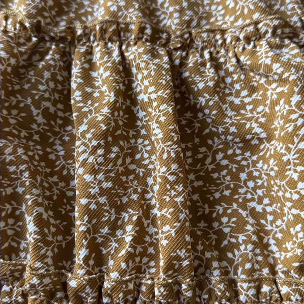 Indigo Rising Floral Ruffle Skirt - Picture 3 of 6